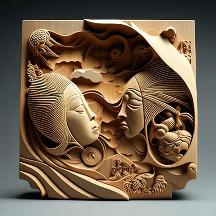 3D model japanese art (STL)